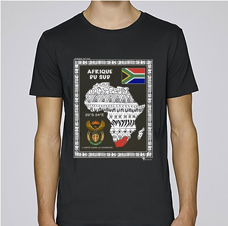 TEE SHIRT PAYS AFRIQUE DU SUD