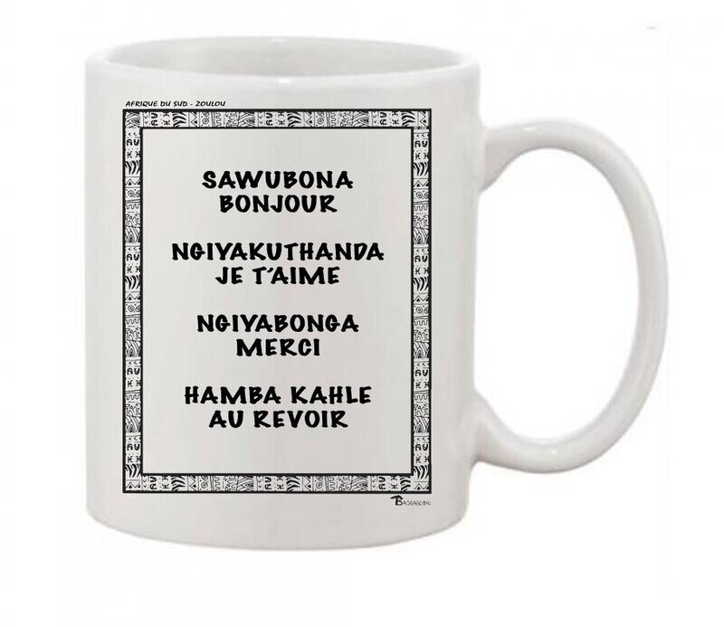 MUG LANGUE ZOULOU