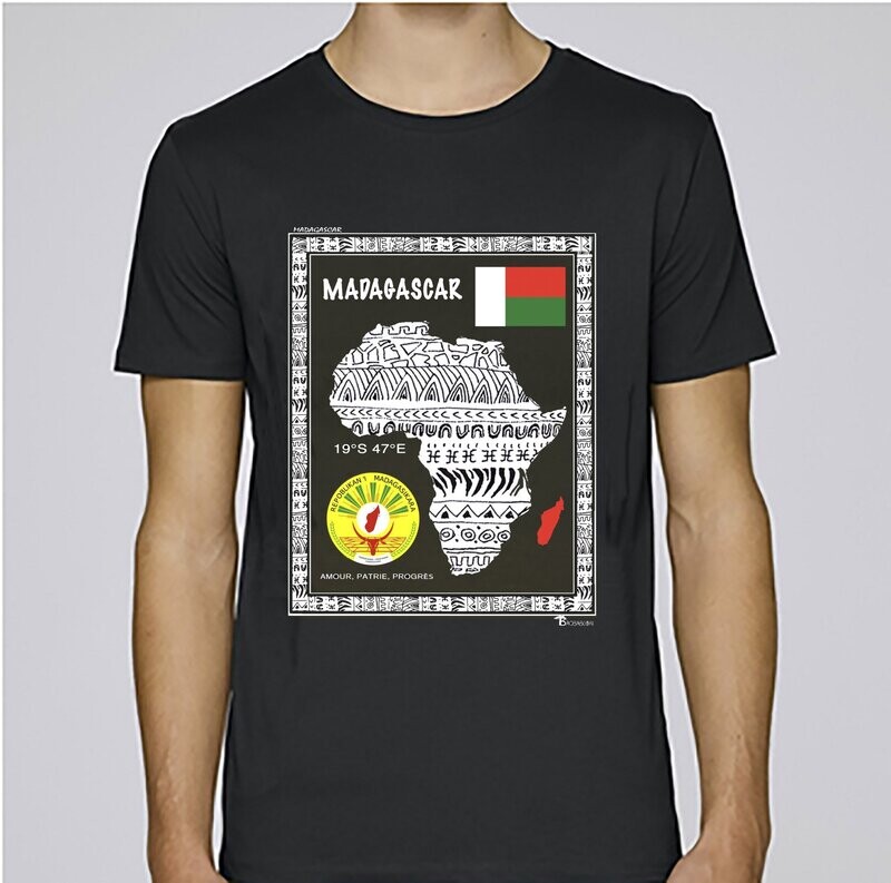 TEE SHIRT PAYS MADAGASCAR