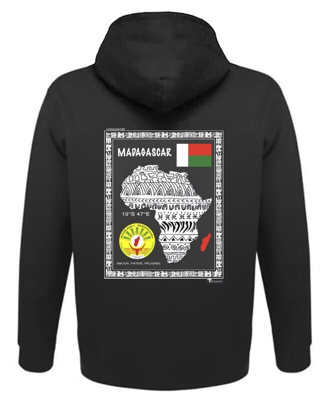 SWEAT A CAPUCHE PAYS MADAGASCAR