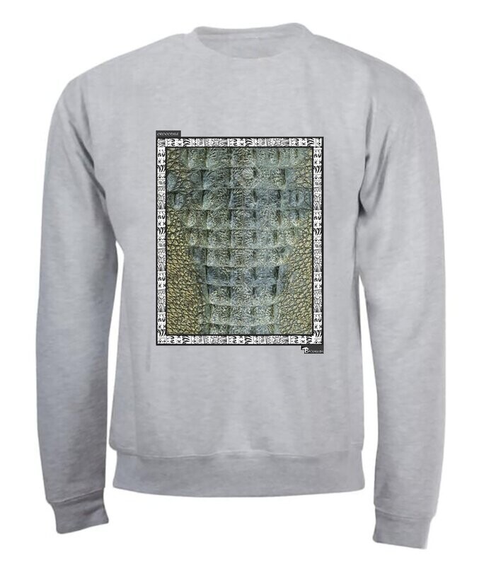 SWEAT TEXTILE FAUNE CROCODILE