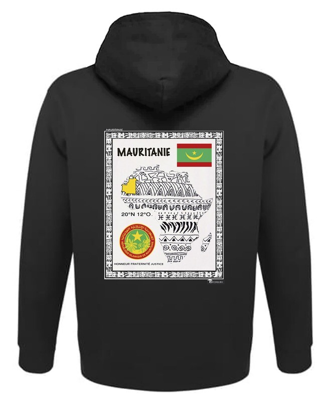 SWEAT A CAPUCHE PAYS MAURITANIE