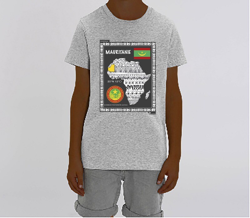 TEE SHIRT PAYS MAURITANIE