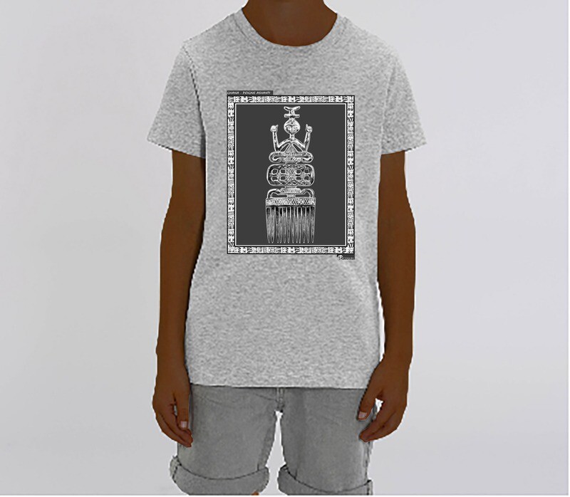 TEE SHIRT COIFFURE PEIGNE ASHANTI GHANA