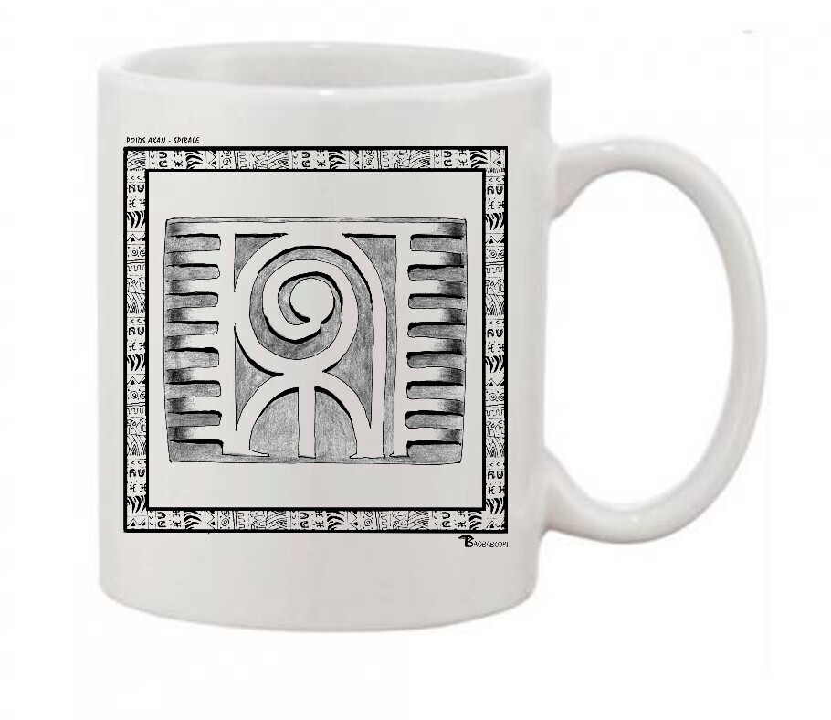 MUG POIDS AKAN SPIRALE