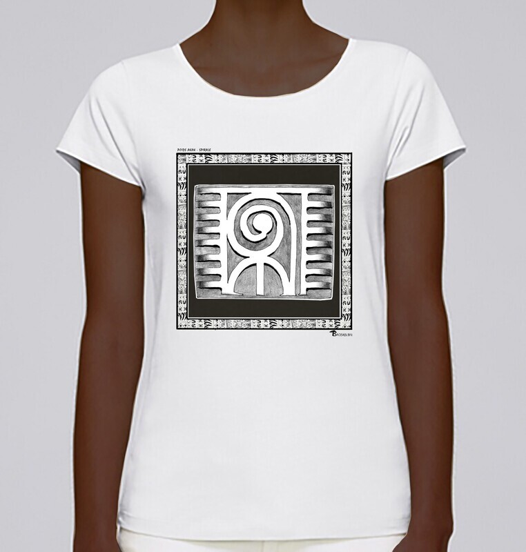 TEE SHIRT POIDS AKAN SPIRALE