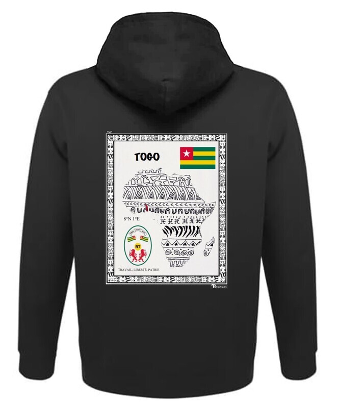 SWEAT A CAPUCHE PAYS TOGO