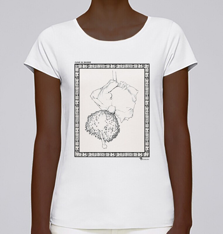 TEE SHIRT FLORE FLEUR DE BAOBAB