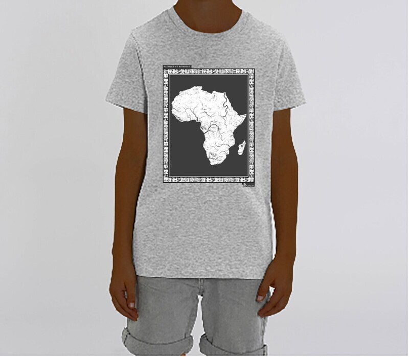 TEE SHIRT GEOGRAPHIE FLEUVES ET RIVIERES