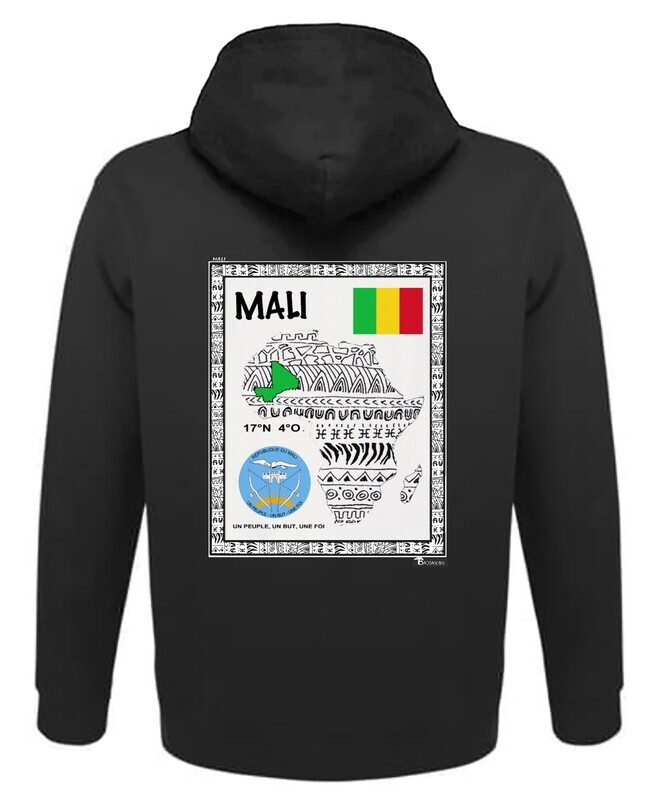 SWEAT A CAPUCHE PAYS MALI