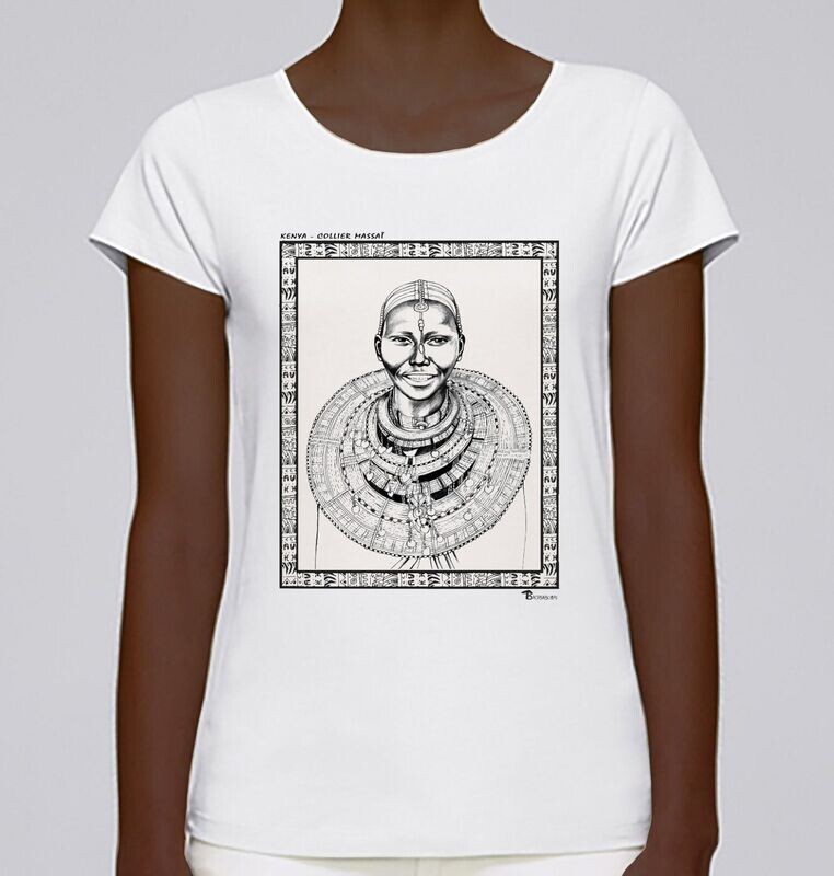 TEE SHIRT FASHION BIJOUX COLLIER KENYA