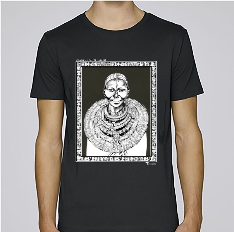 TEE SHIRT FASHION BIJOUX COLLIER KENYA