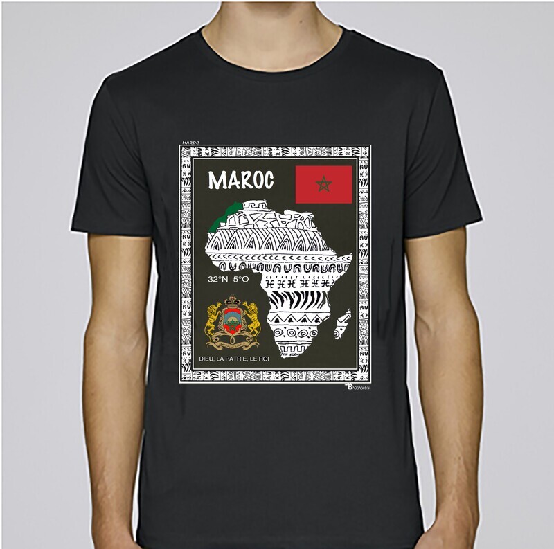 TEE SHIRT PAYS MAROC