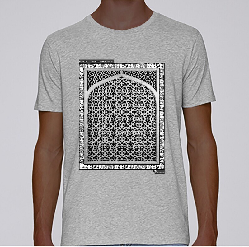 TEE SHIRT ARCHITECTURE MOUCHARABIEH MAROC
