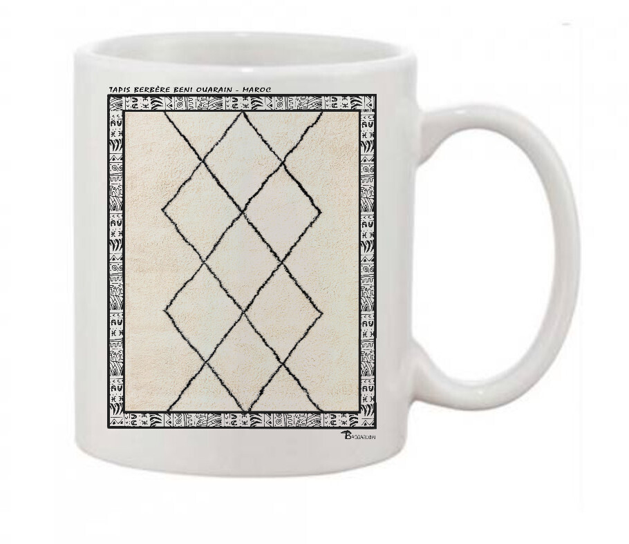 MUG TEXTILE TAPIS BERBERE MAROC