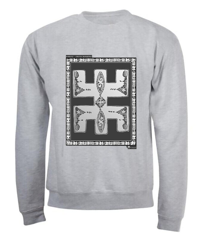 SWEAT FASHION BIJOUX CROIX BERBERE MAROC