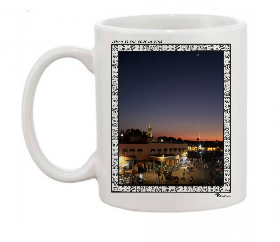 MUG FREESTYLE ART "JEMA EL FNA SOUS LA LUNE"