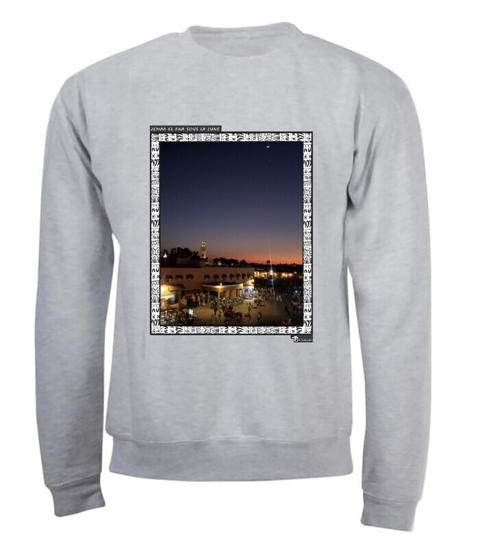 SWEAT FREESTYLE ART "JEMA EL FNA SOUS LA LUNE"