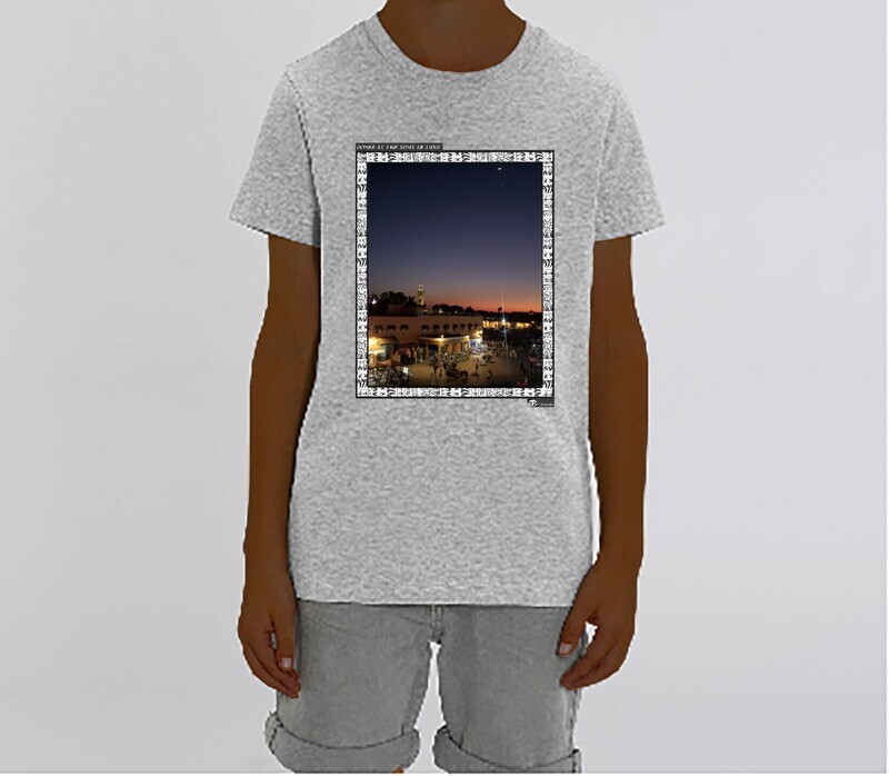 TEE SHIRT FREESTYLE ART "JEMA EL FNA SOUS LA LUNE"
