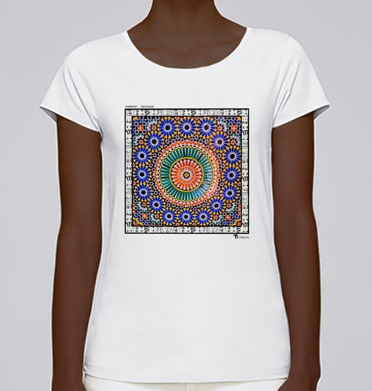 TEE SHIRT ARCHITECTURE ZELLIGE MAROC