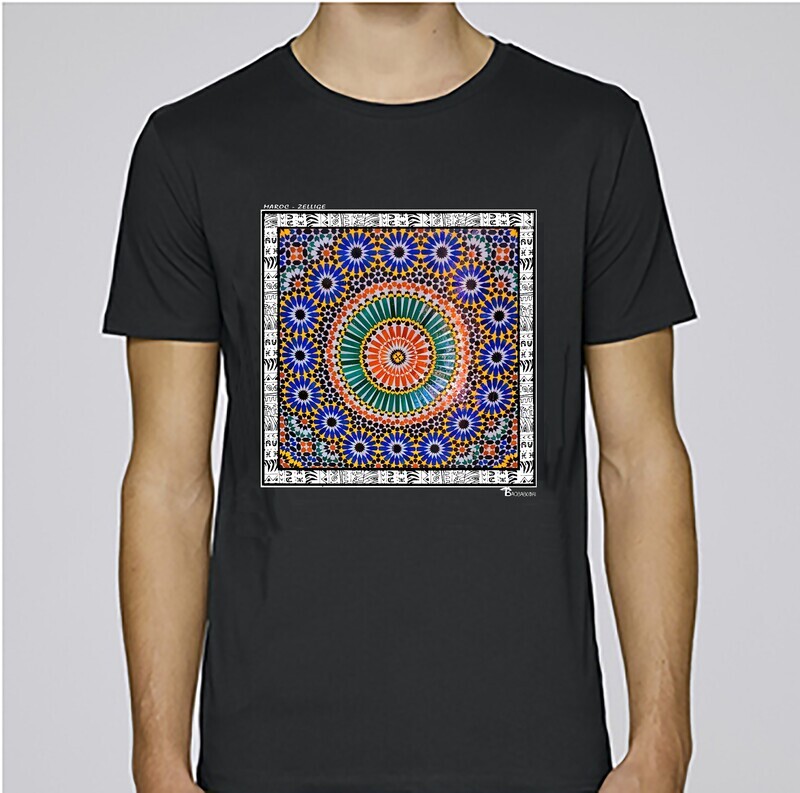 TEE SHIRT ARCHITECTURE ZELLIGE MAROC
