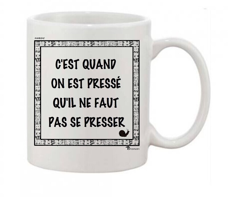 MUG PROVERBE ET CITATION MAROC TEMPS