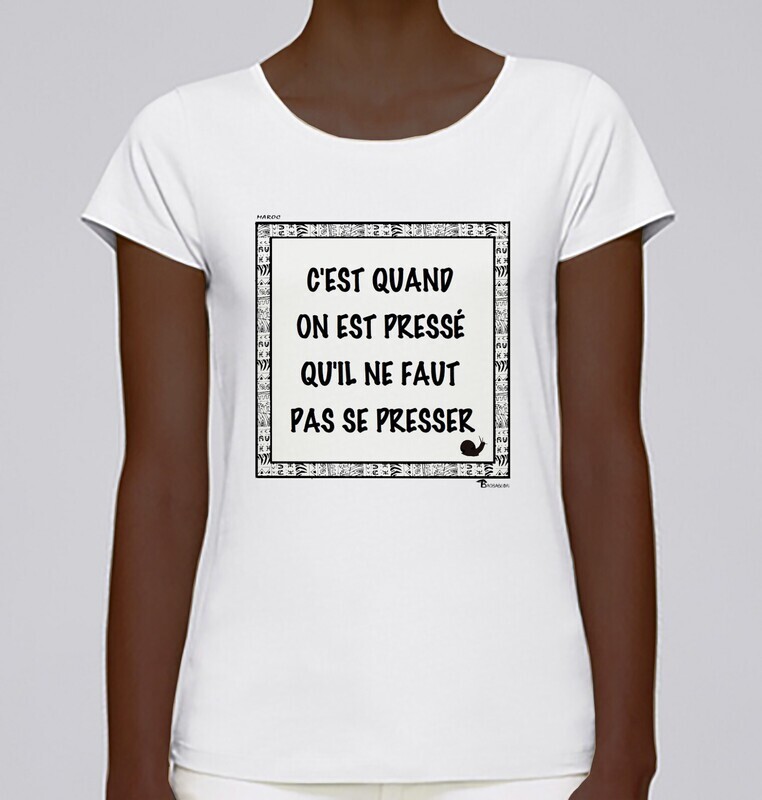 TEE SHIRT PROVERBE ET CITATION MAROC TEMPS