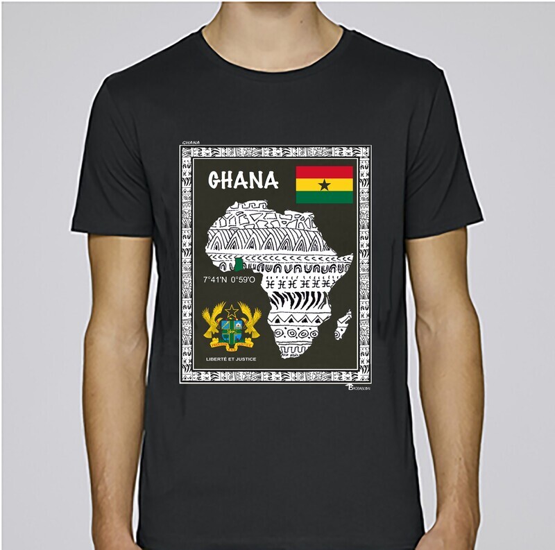 TEE SHIRT PAYS GHANA