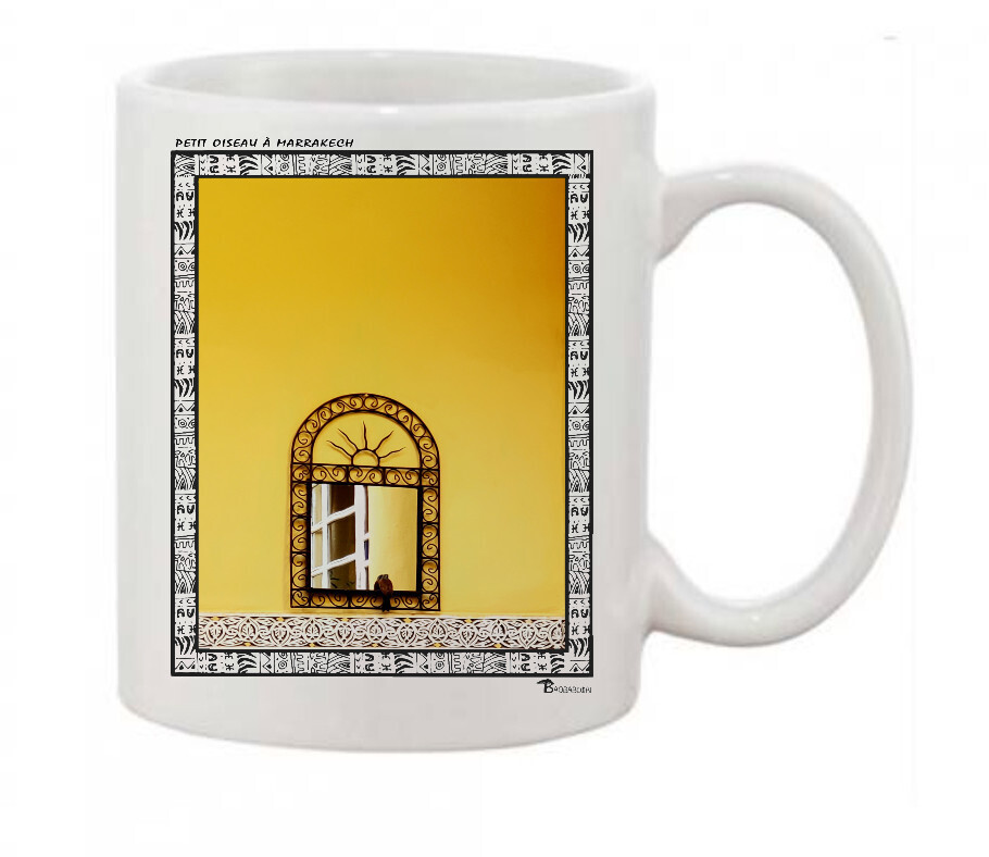 MUG FREESTYLE ART "PETIT OISEAU A MARRAKECH"