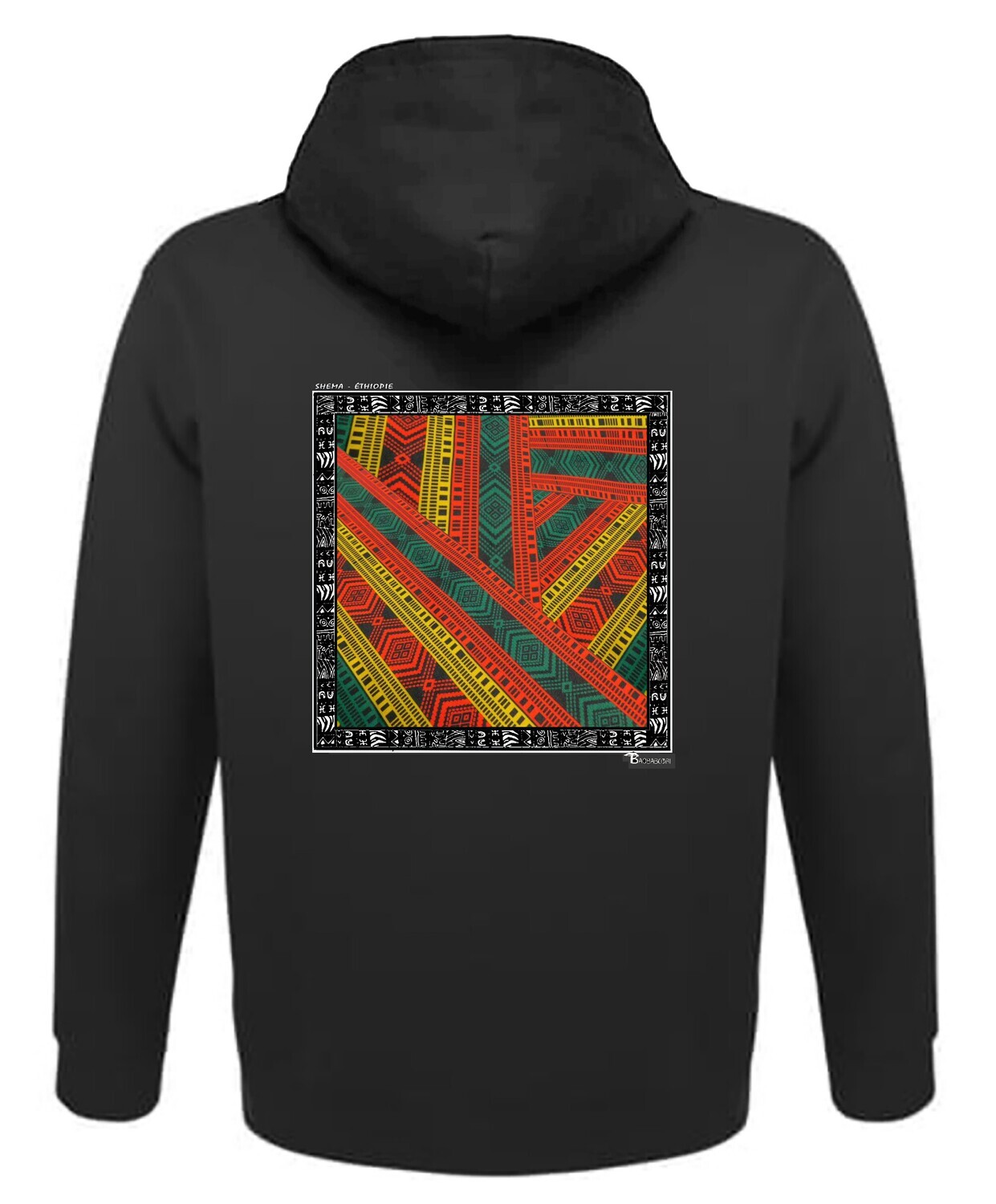 SWEAT A CAPUCHE TEXTILE SHEMA ETHIOPIE