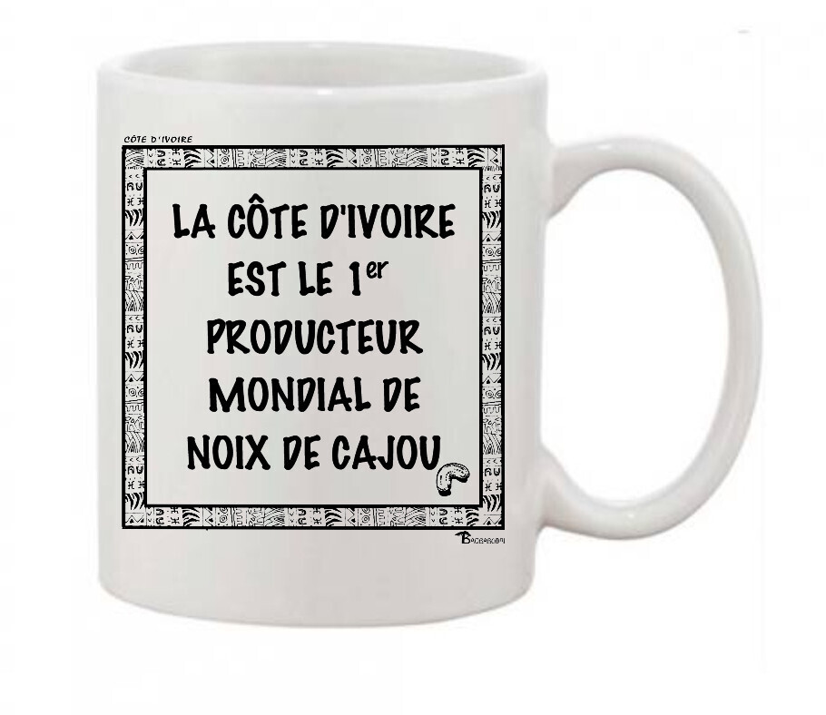 MUG ÉCONOMIE CÔTE D'IVOIRE CAJOU