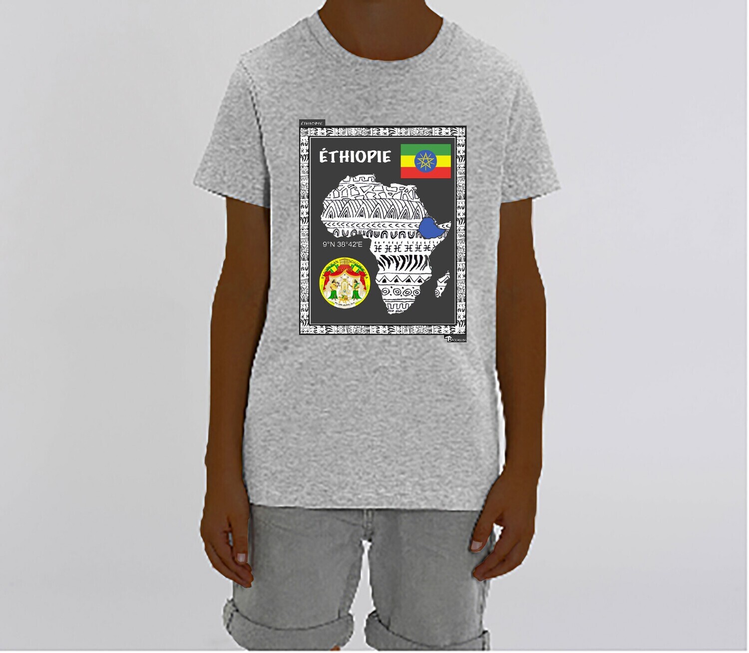 TEE SHIRT PAYS ETHIOPIE