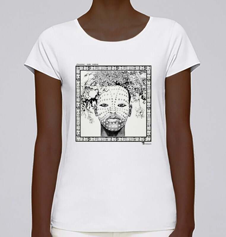 TEE SHIRT FASHION MAQUILLAGE SURI-SURMA ETHIOPIE
