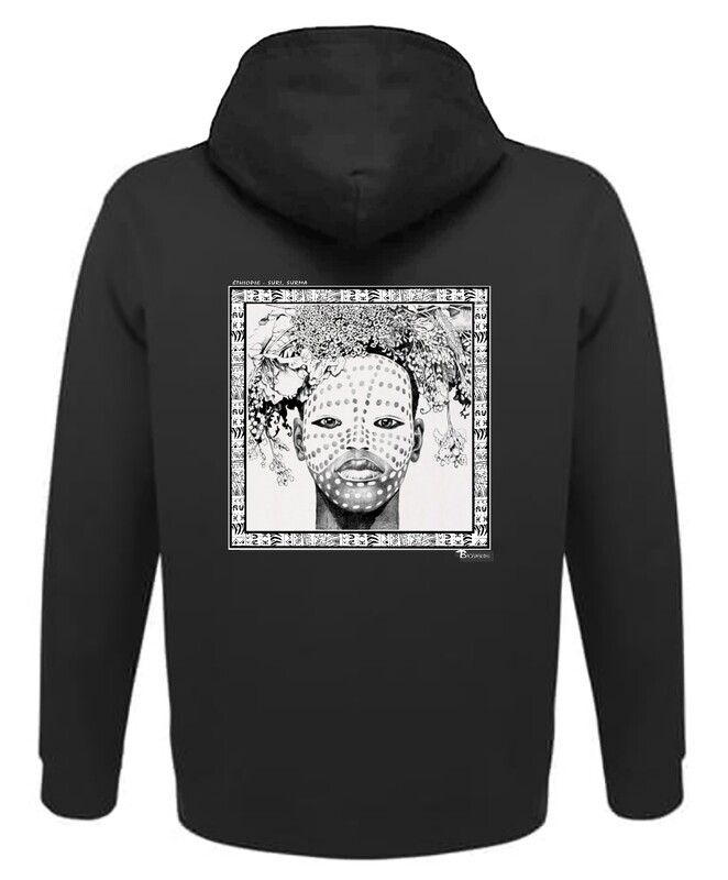SWEAT A CAPUCHE FASHION MAQUILLAGE SURI-SURMA ETHIOPIE