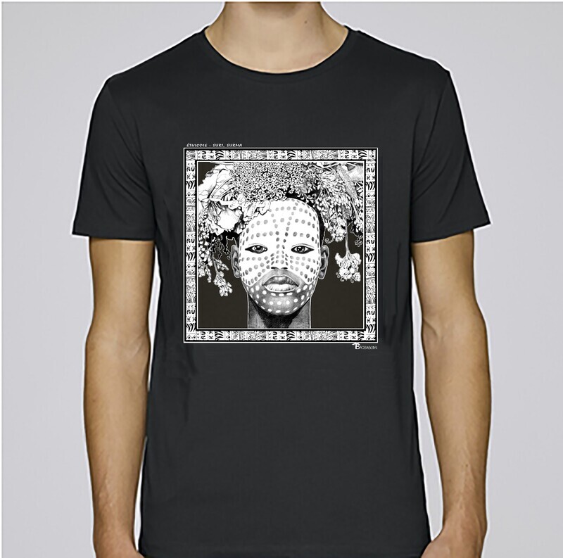 TEE SHIRT FASHION MAQUILLAGE SURI-SURMA ETHIOPIE