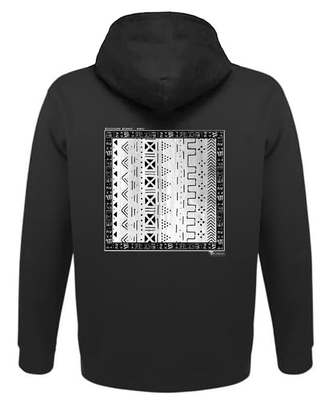 SWEAT A CAPUCHE TEXTILE BOGOLAN BLANC MALI