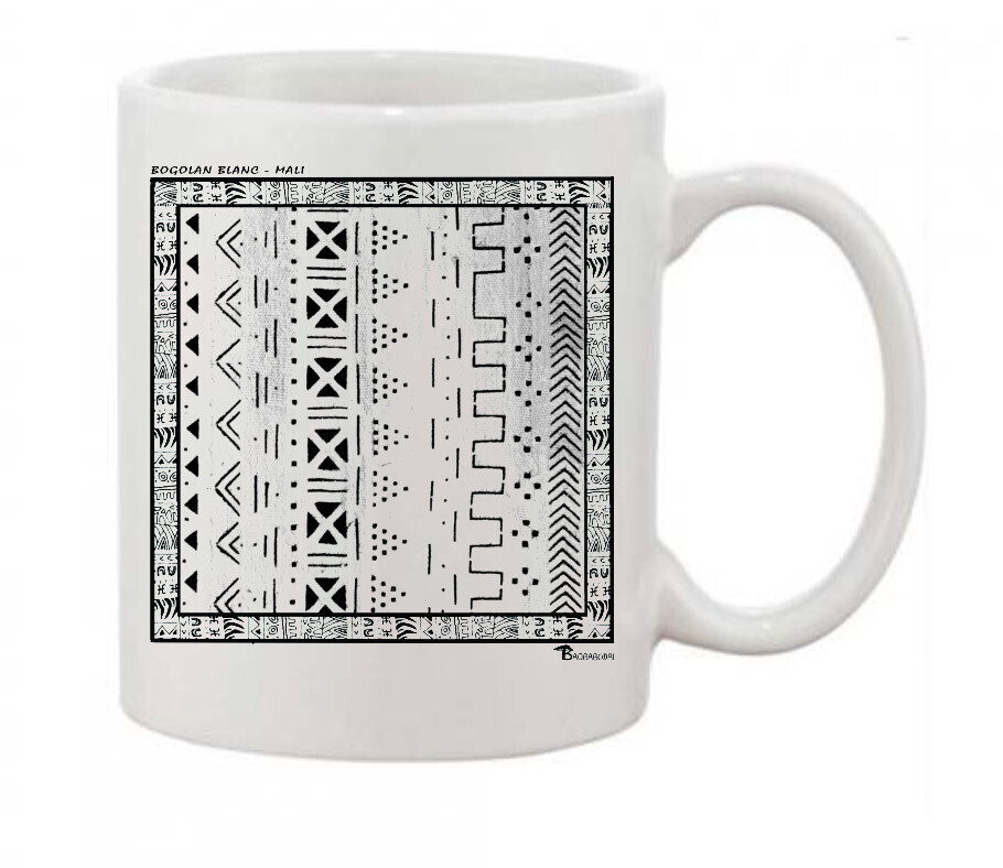 MUG TEXTILE BOGOLAN BLANC MALI