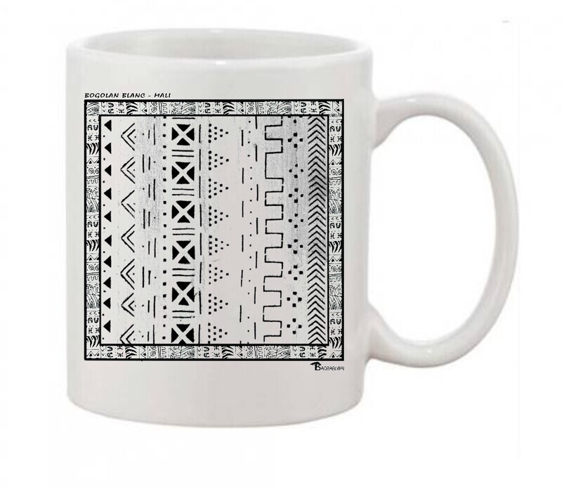 MUG TEXTILE BOGOLAN BLANC MALI