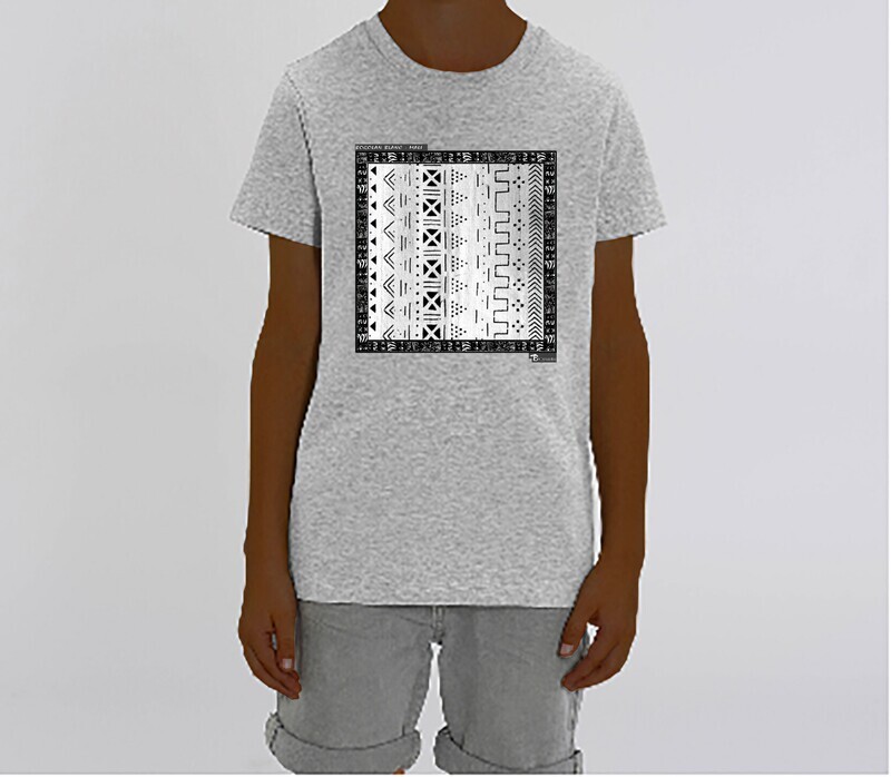 TEE SHIRT TEXTILE BOGOLAN BLANC MALI