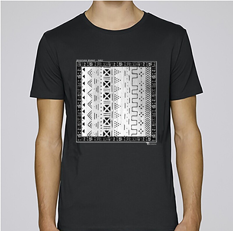 TEE SHIRT TEXTILE BOGOLAN BLANC MALI