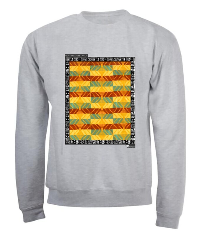 SWEAT TEXTILE KENTE LOSANGE AKAN