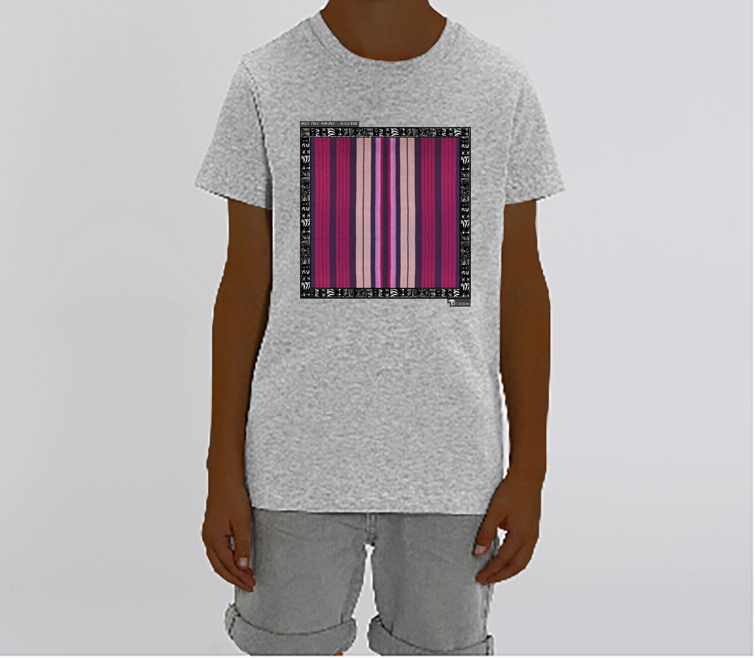 TEE SHIRT TEXTILE ASO OKE MAUVE