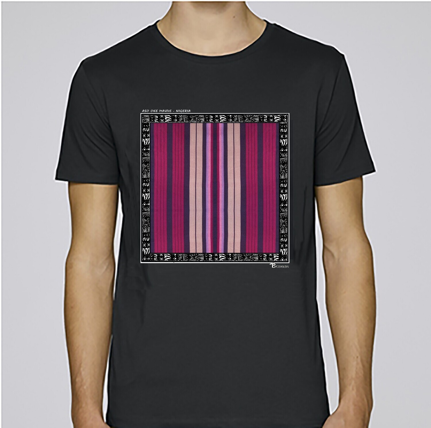 TEE SHIRT TEXTILE ASO OKE MAUVE