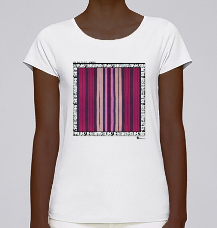 TEE SHIRT TEXTILE ASO OKE MAUVE