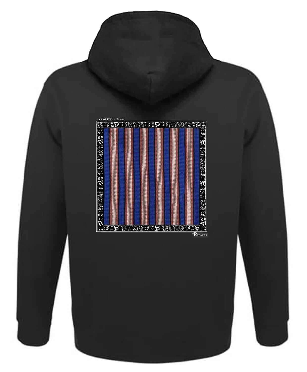 SWEAT A CAPUCHE KANVO BLEU