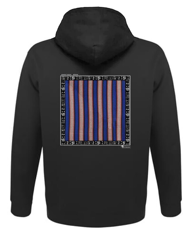 SWEAT A CAPUCHE KANVO BLEU