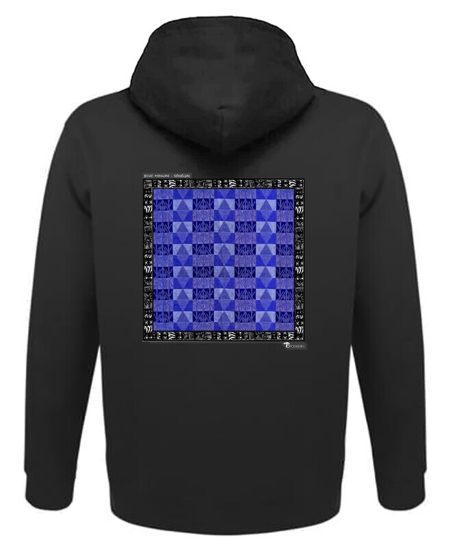 SWEAT A CAPUCHE BLUE MANJAK