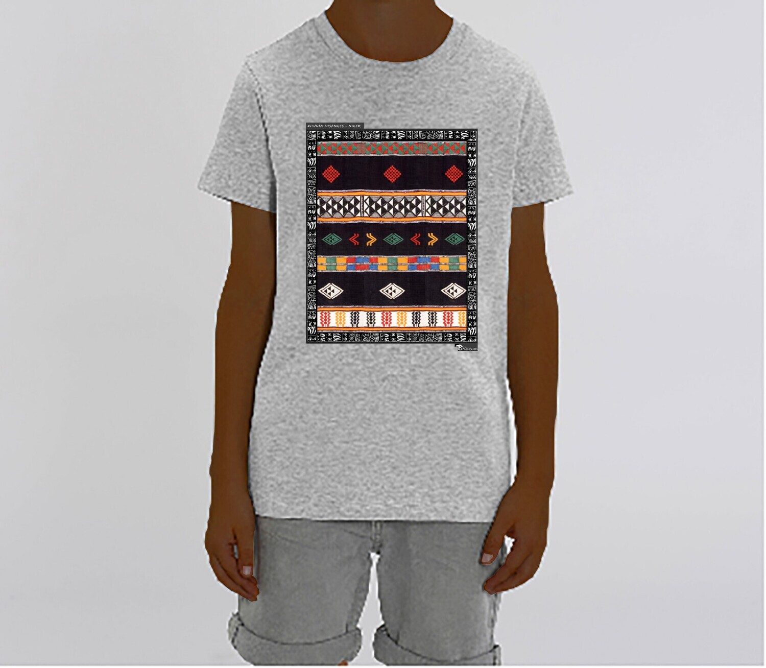 TEE SHIRT TEXTILE KOUNTA LOSANGE