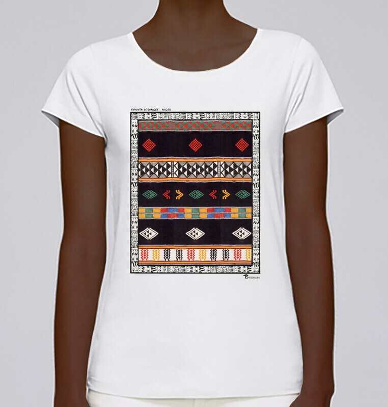 TEE SHIRT TEXTILE KOUNTA LOSANGE