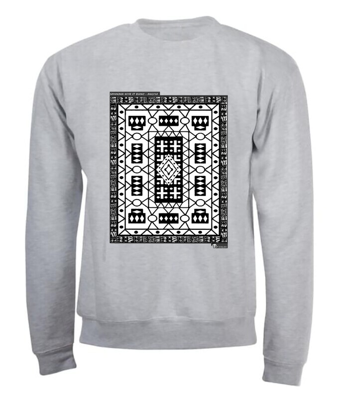 SWEAT TEXTILE SAMAKAKA NOIR-BLANC